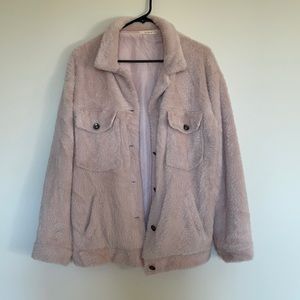 Dolls Kill Pink Fuzzy Jacket